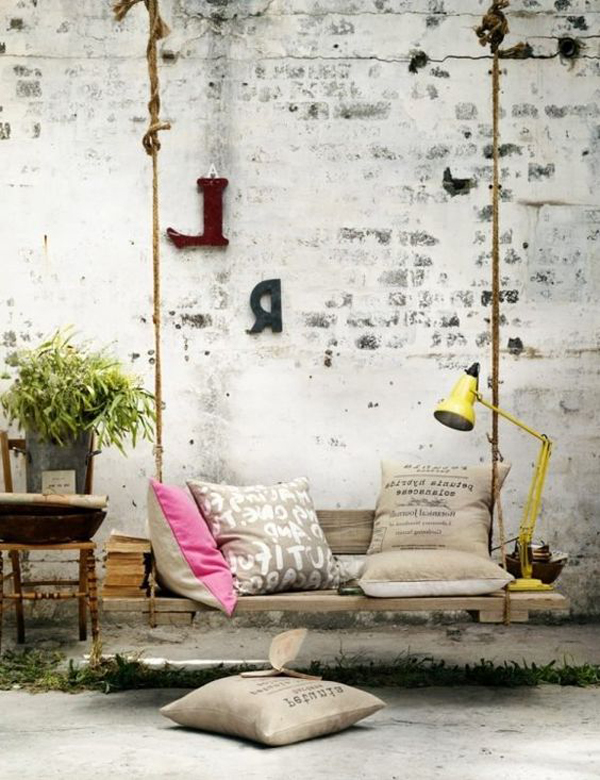 industrial-interior-with-swing-chair-design