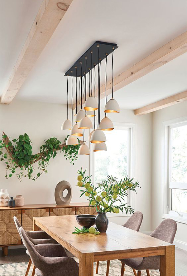 modern-dining-chandelier-with-organic-influencers
