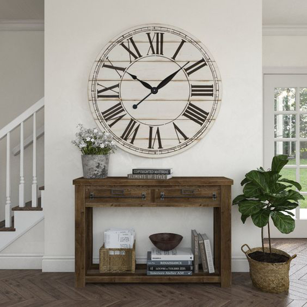 oversized-shiplap-wall-clock