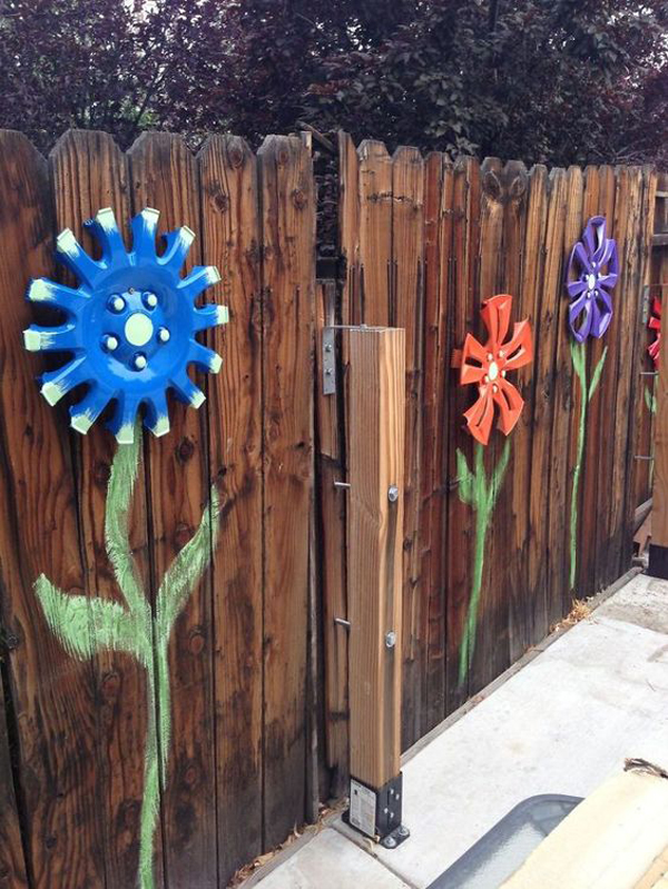 creative-diy-flower-fence-garden-decor