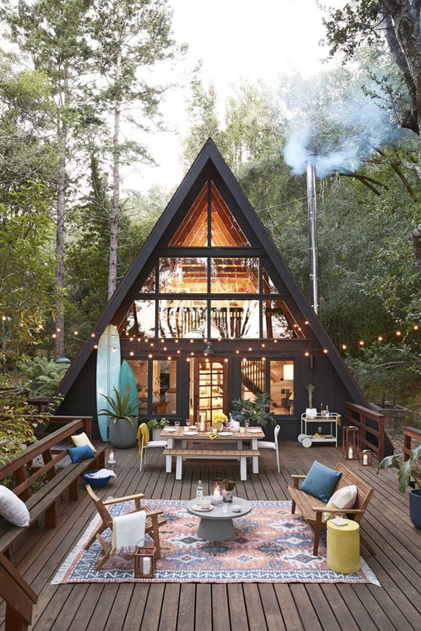 beautiful-a-frame-cabins-with-outdoor-deck