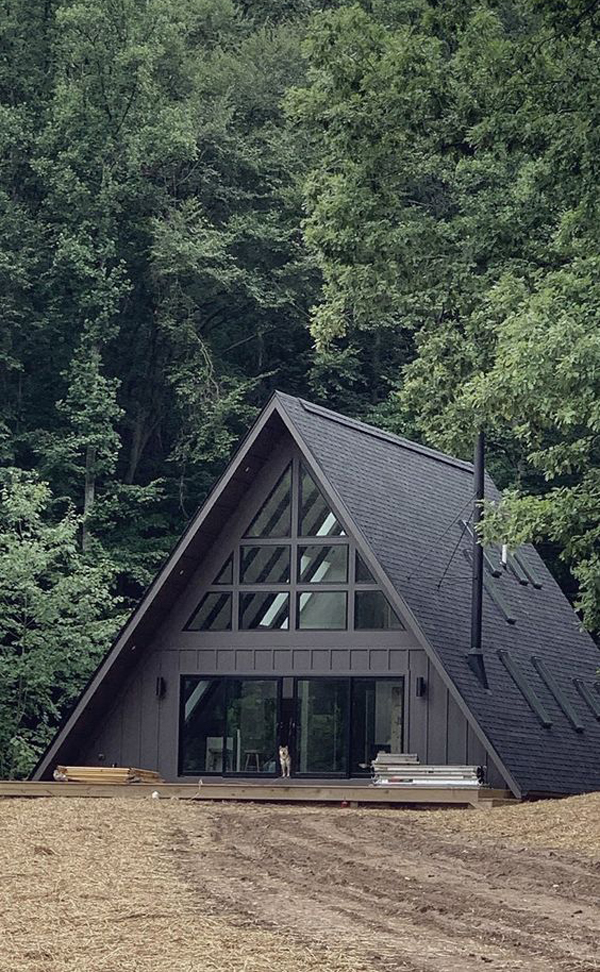 cool-black-a-frame-house-design