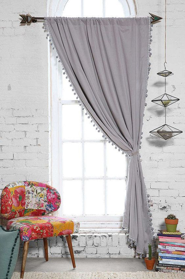 minimalist-grey-curtain-ideas-with-boho-style