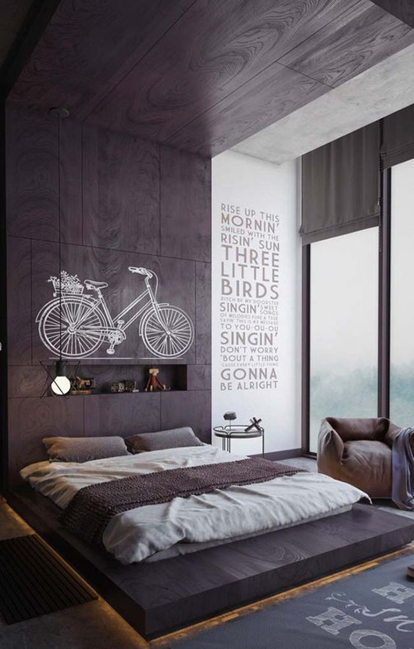 grey-wooden-bedroom-ceiling