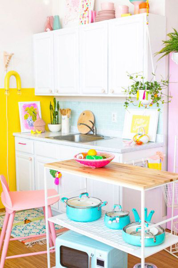 minimalist-kitchen-design-with-rainbow-color