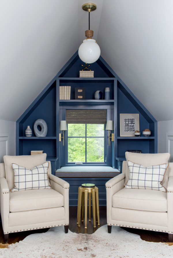 blue-coastal-seats-with-cabinet-in-attic