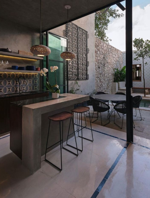 concrete-kitchen-mini-bar-with-open-concept