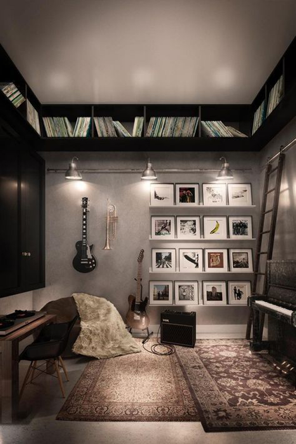 cool-music-home-studio-with-bookshelves