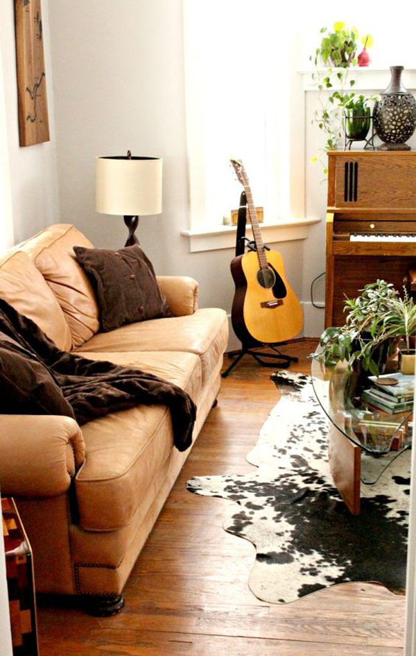 gorgeous-living-room-design-with-guitar-stand