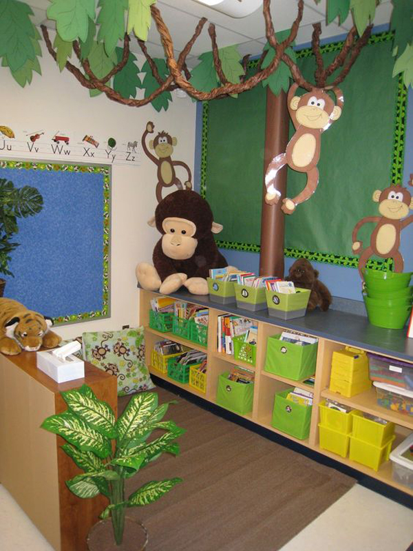 jungle-classroom-with-monkey-theme