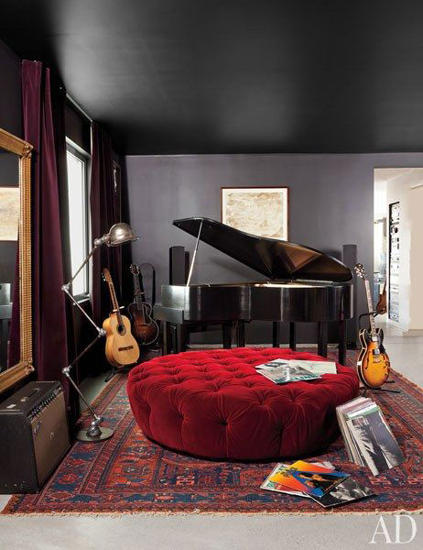 mid-century-music-room-decor-for-bachelor