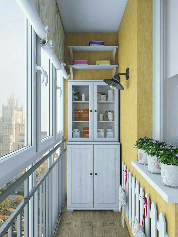 close-balcony-design-with-cabinet-storage