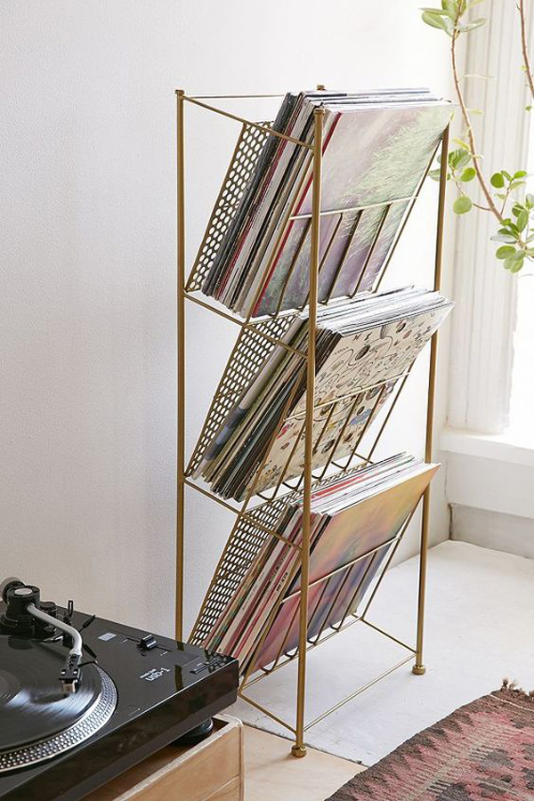 gold-vinyl-record-frame-storage
