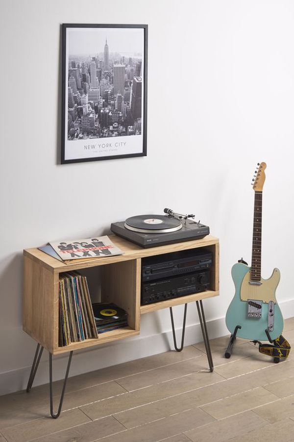 vinyl-record-storage-and-guitar-rack-display