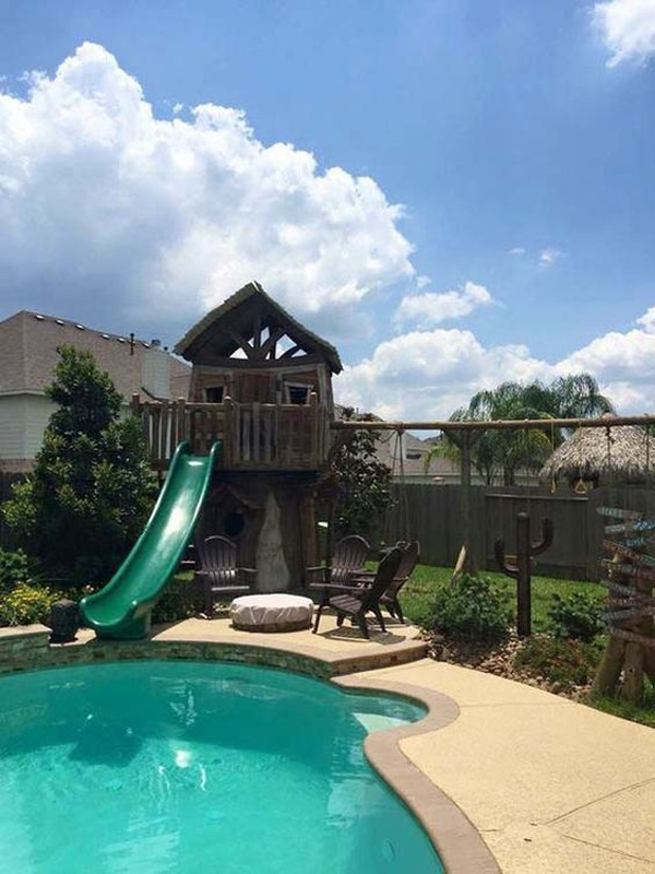 amazing-playhouses-pool-slide-ideas