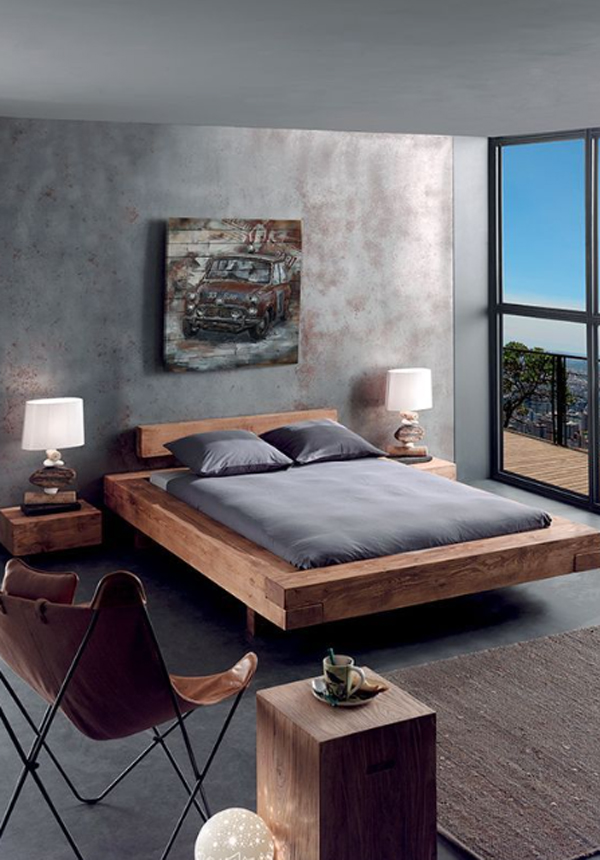 industrial-floating-bed-style