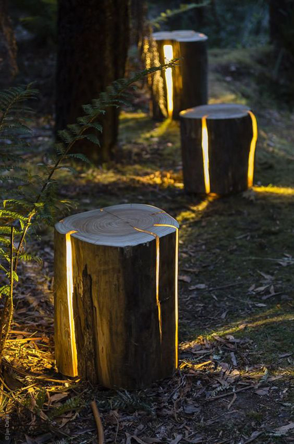 log-led-garden-lighting
