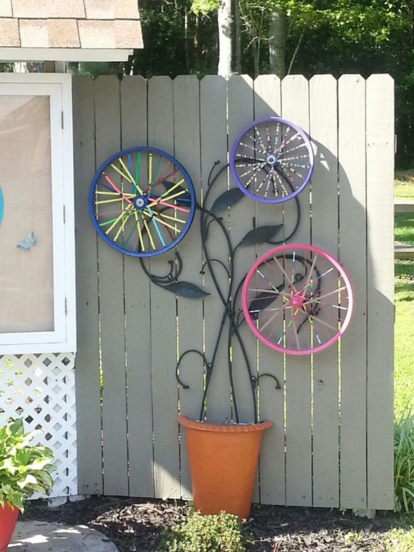 22 Genius Ways To Recycled Bicycle Into Your Interior 