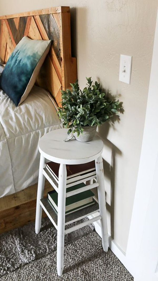 recycled-bar-stool-bedside-table