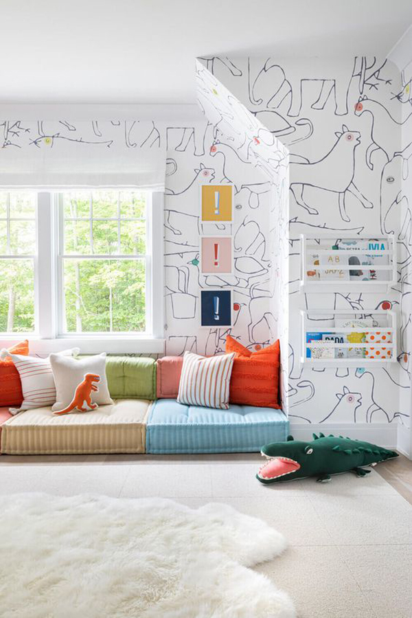 bohemian-kids-playroom-with-neutral-color