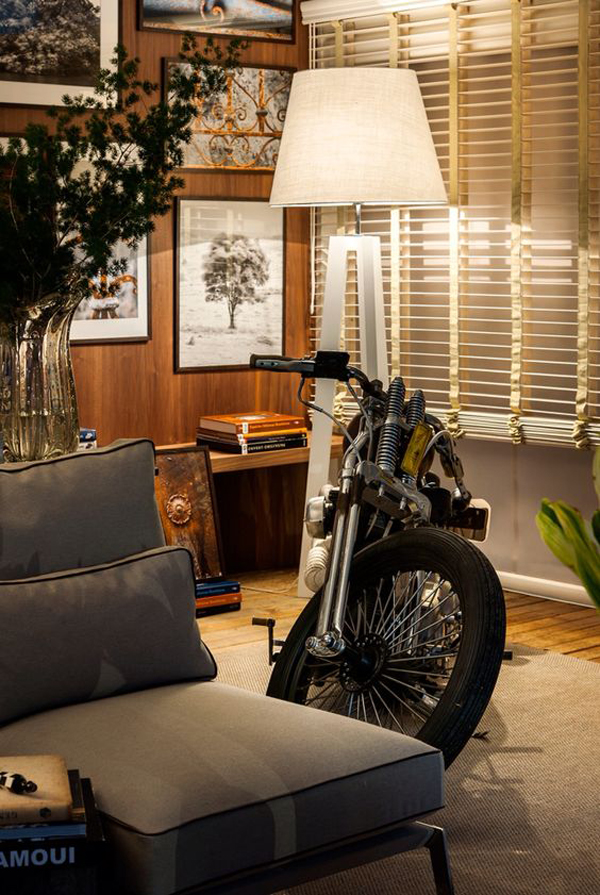 cozy-interiors-with-motorcycle-under-floor-lamp