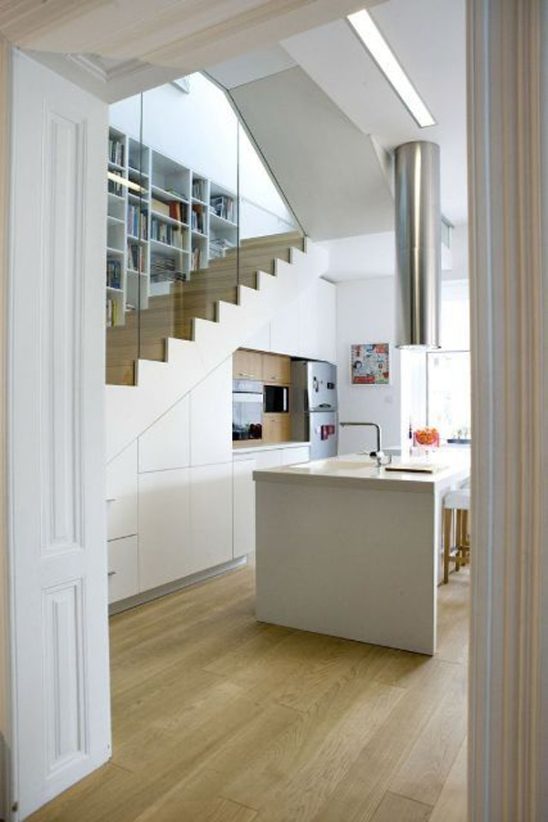kitchen-under-the-stairs-for-small-space