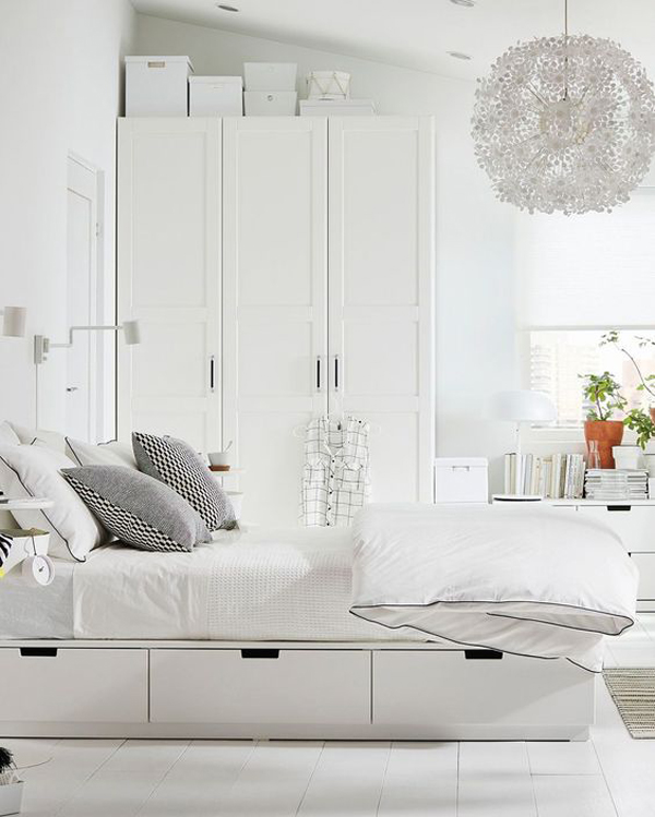 minimalist-ikea-nordli-bed-hack-with-storage
