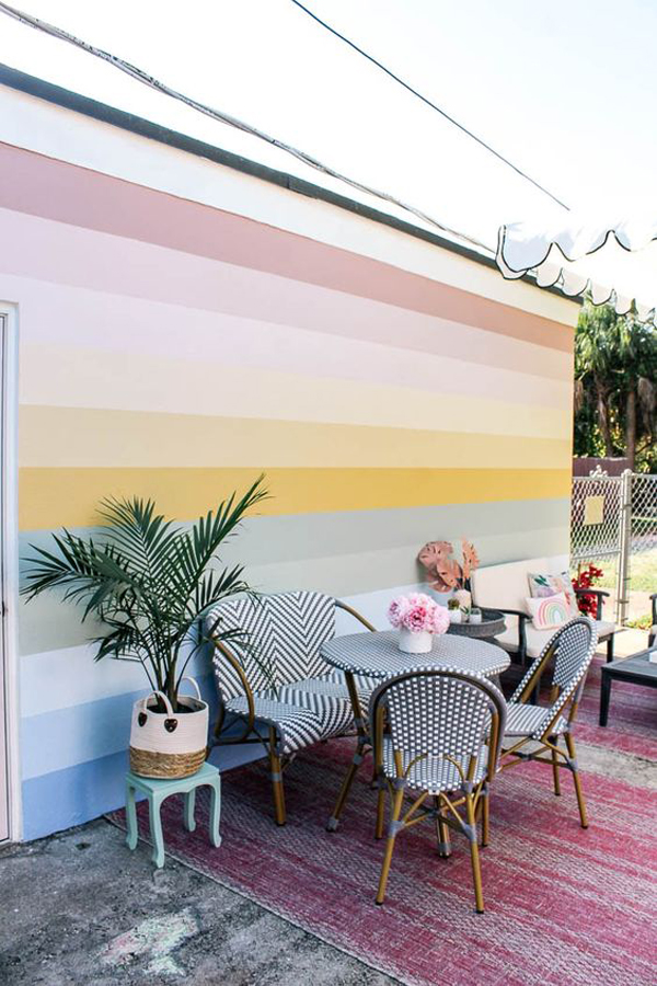 outdoor-patio-design-with-rainbow-pastel-walls
