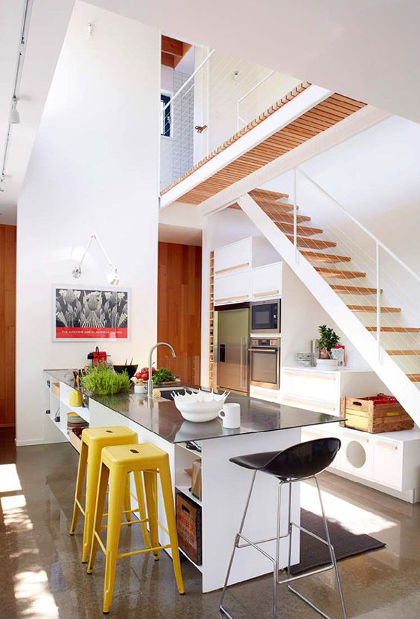 shabby-chic-kitchen-ideas-in-under-stairs
