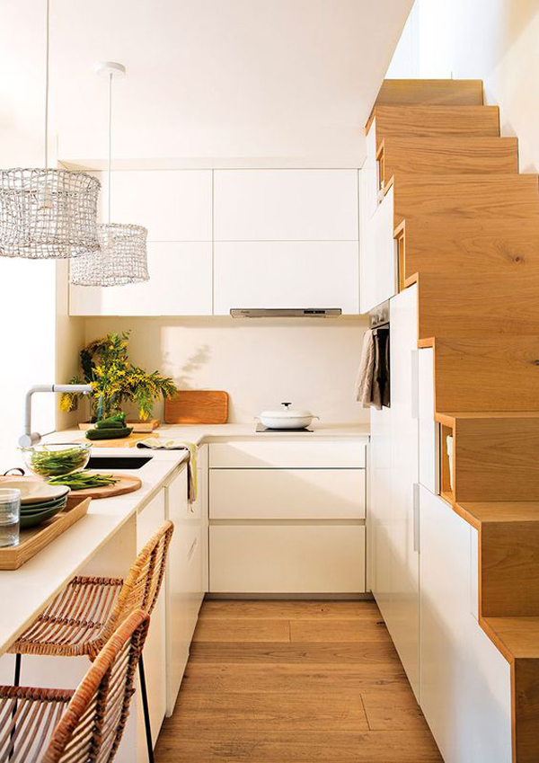 tiny-kitchen-design-in-under-the-stairs