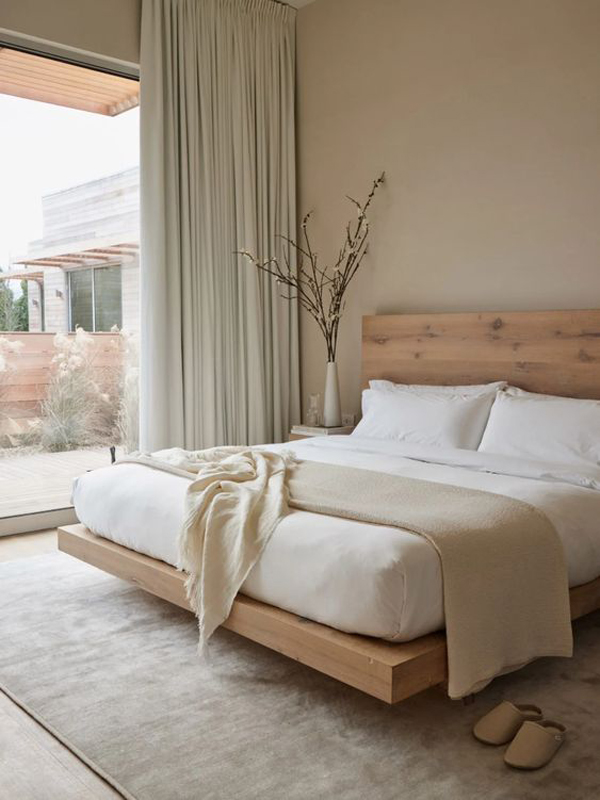 calming-japandi-bedroom-design-with-open-concept