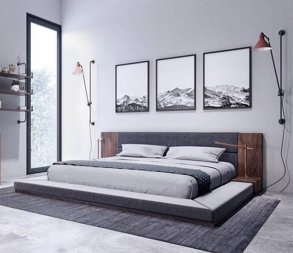 modern-japanese-bedroom-with-grey-colors
