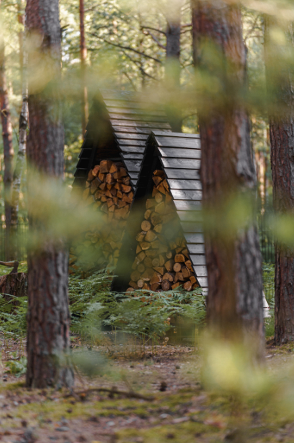 a-frame-firewood-store-in-the-forest