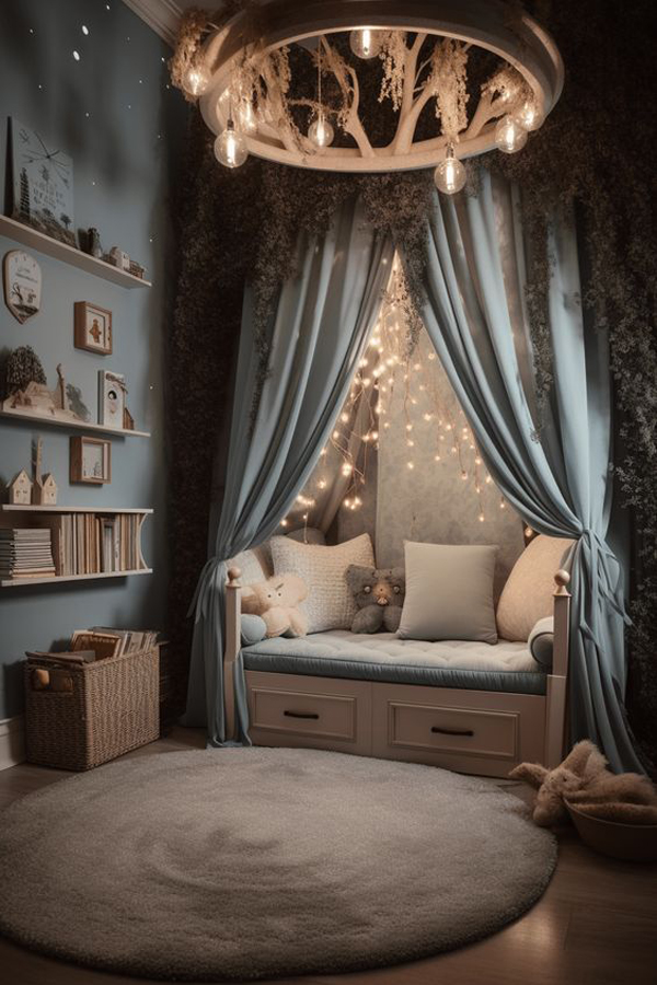 dreamy-kids-reading-nooks-with-fairy-lights