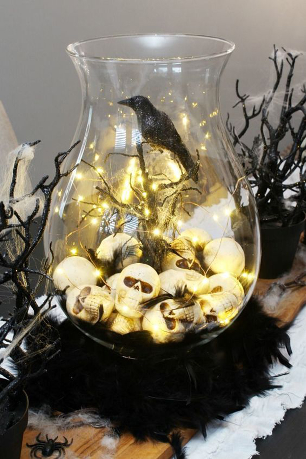 halloween-skull-and-crow-terrarium-with-fairy-lights