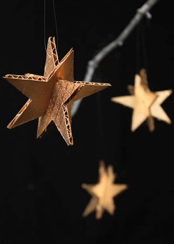 cradboard-star-christmas-tree-ornaments