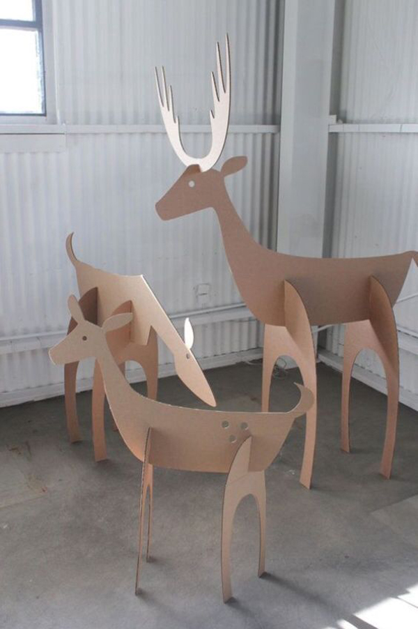 diy-cardboard-christmas-deer-ideas