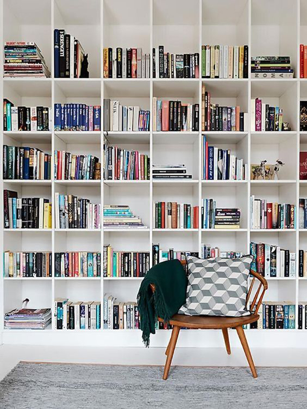 trendy-home-library-with-reading-chair