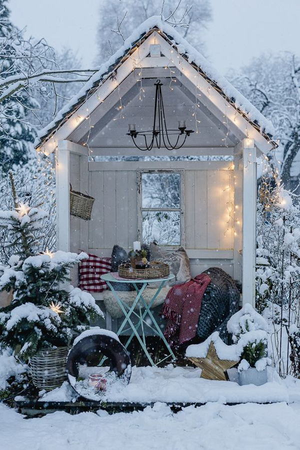 winter-garden-nook-with-tiny-cabin