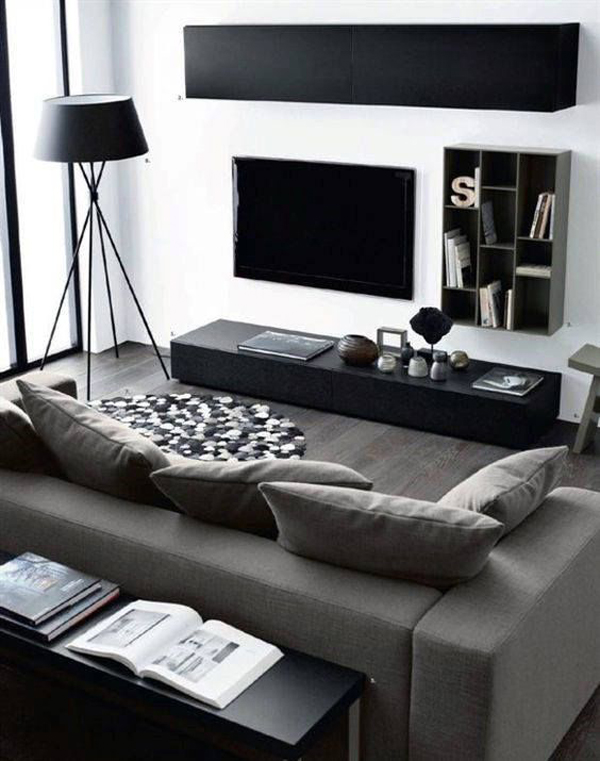 bachelor-pad-living-room-with-tv-stand