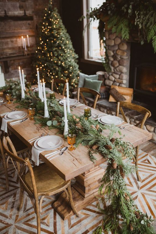 beautiful-rustic-christmas-table-settings