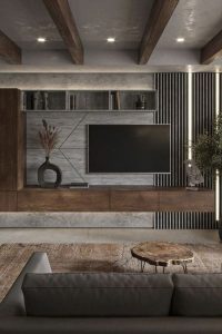 20 Moody Masculine TV Room Ideas For Men’s | HomeMydesign