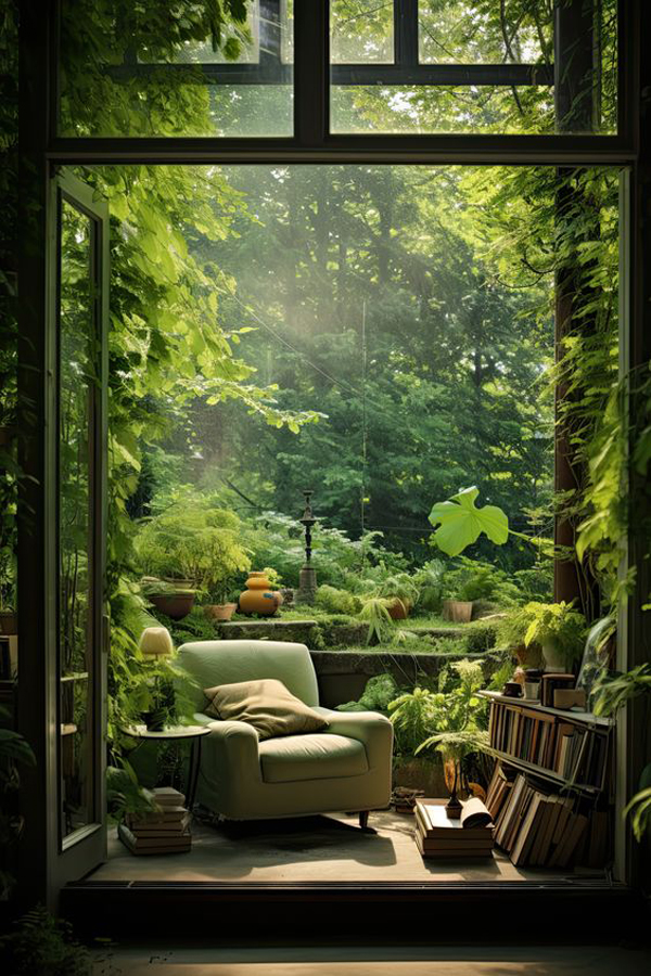 nature-inspired-backyard-relaxing-area-for-reading-nook