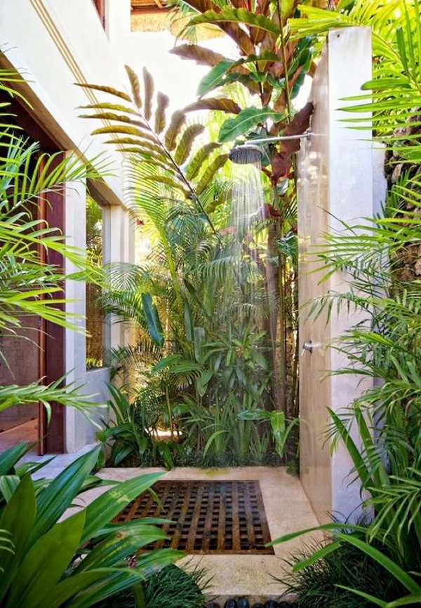 outdoor-bathroom-shower-with-tropical-garden