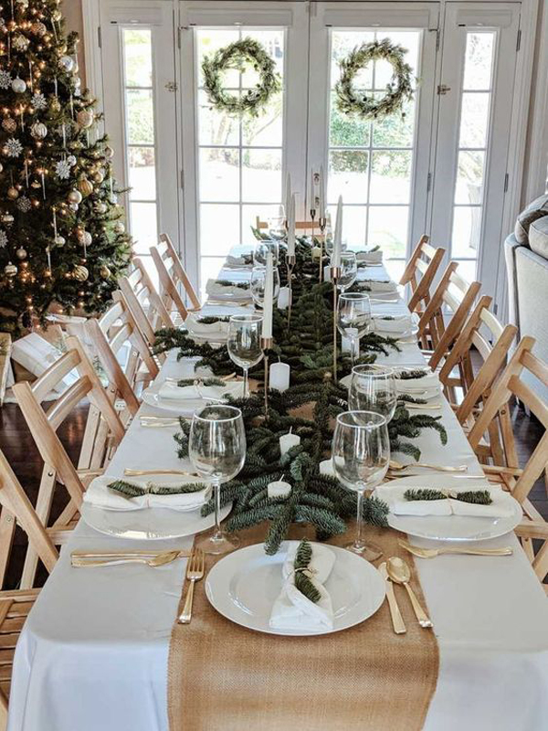 rustic-christmas-table-party-decorations