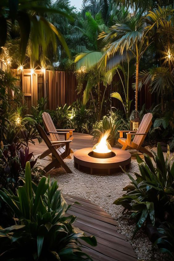 tropical-backyard-garden-with-firepit-areas