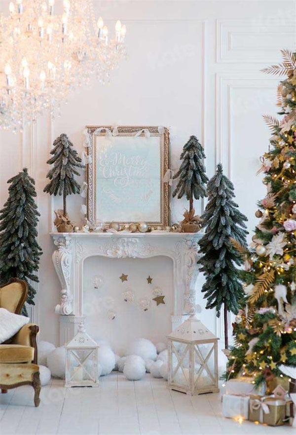 white-christmas-mantel-photo-booths