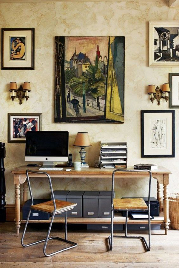 aesthetic-vintage-home-office-decor-ideas