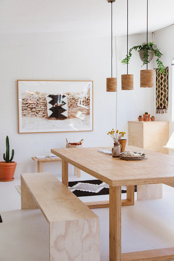 boho-chic-dining-room-decor-with-cactus-plants