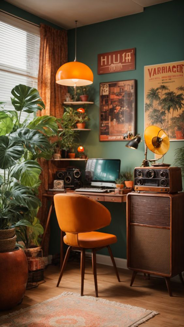 retro-home-office-with-nature-inspired